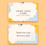 100/200/500PCS Customized Full-color Double-sided Printing Business Cards 300GSM Paper Custom Logo Thank You Card
