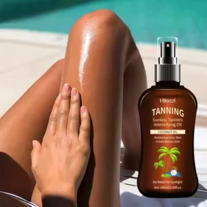 100ml/3.38fl.oz Coconut Tanning Oil Sunless TannersIntensifying Oil Sunless TannersIntensifying Oil New Summer Products