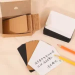 100PCS/Box Paper Card Blank Business Card Message Thank You Card Writing Card Label Bookmark Learning Card