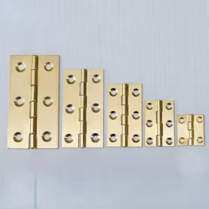 10pcs/bag Solid Brass Hinges Vintage Furniture Hardware Door and Window Cabinet Box Concealed Hinge Cabinet Hardware