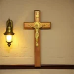 11.6" Crucifix Wall Cross with Jesus â Catholic Wooden Cross for Faith & Blessing, Wall or Home Decor