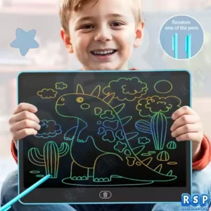 13/16 Inch LCD Drawing Tablet Writing Board Color Doodle Counting Practice Chalkboard Educational Toys For 3-12 Years Kids Gifts