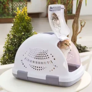 1pc Portable on-the-go Shipping Box Pet Airline Bag It Can Be Ventilated and Surrounded Caravan Bag Hand-held Pet Car Artifact