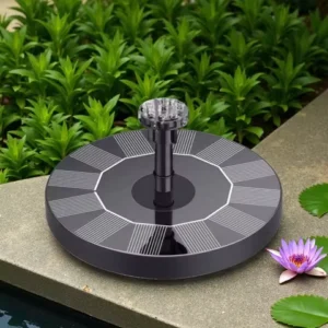 1W/1.5W/2.5W Outdoor Solar Fountain Suitable for Garden Pond Solar Fountain Pump Kit with 6 Nozzles for Garden Decoration