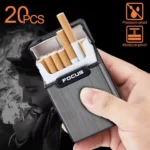 20 Sticks Capacity Portable Cigarette Case Box Waterproof Moisture Proof Smoking Box Men's Smoking Holder Cigarette Accessories