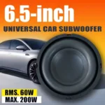 200W 6.5 inch Car Subwoofer Audio Speaker Bass for Car Home Theater System Upgrade Stereo Component Modification Truck Woofer