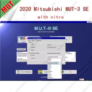 2023 for Mitsubishi MUT-3 SE MUT3 2021 Diagnostic and Programming MUT 3 MUT III Software + Nitro