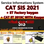 2023 hot sell EPC Repair Software 2021.1 SIS for red Caterpillar CAT Service Information System+ET 2019C+ET Factory Keygen+ flas
