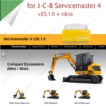 2025 for JCB Servicemaster 4 V25.1.0 Service Master Diagnostic Software + Nitro