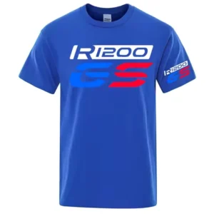 2025 Summer Man's Motorcycle GS R 1200 Logo Print Refreshing and non stick to the body Smooth and Clean Comfortable T-shirt