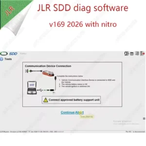 2026 for Jaguar Land Rover JLR SDD V169 (1.2026) Software with Patch + Nitro