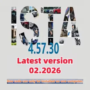 2026 Latest version ISTA 4.57.30 Minimal installation Diagnostic programming software