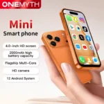 2026 new ONEMYTH Orange A18 Pro, 4.0 inches, Android 12.0 system, 2000mAh battery, 4G network dual SIM cards, mini smartphone