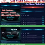 2026 TUNER Software for NISSAN Support IMMO OFF & DTC OFF management for Nissan/Infiniti Cars for Active Grille Shutter Disable