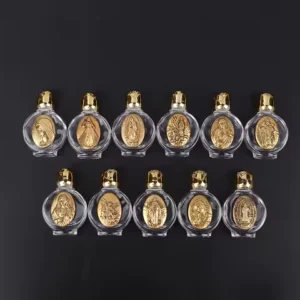 22 Types Of High Quality Holy Water Jesus Bottle Religious Cross Bottle Christian Virgin Sculpture Bottle Holy Water Bottle