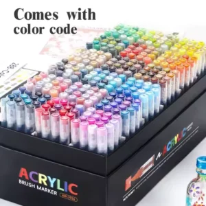 288 Colors Art Markers Large Color Series Acrylic Markers for Painting Drawing DIY CD Egg Stone For Student Beginners Stationery