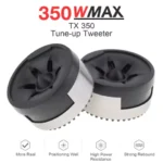 2pcs/set 350W Universal Mini Dome Tweeter Speakers High Efficiency Loudspeaker Built-in Crossover for Car Audio System
