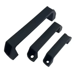 2PCS Thickened Nylon Cabinet Door Handles Black Plastic Industrial Cabinet Handles Drawer Knobs Furniture Hardware Accessories