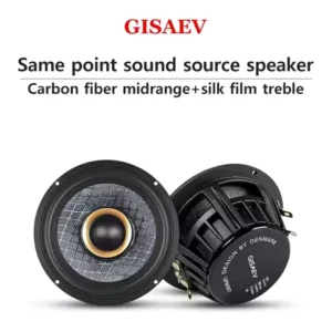 3.5-inch same point sound source mid-range speaker, car center speaker, car two-way three channel 3-inch mid-range speaker