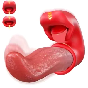 3 in 1 Realistic Tongue Vibrators for Women Dildo Occlusion and Swinging Clitoris Stimulator Adult Sex Toys Female Masturbator