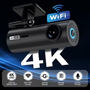 3840*2160P Car Dvr Dashcam 4K Dash Cam For Cars Drive Video Recorder Front Camera WiFi For Vehicle Supplies 24h Parking Night V