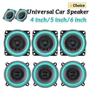 4/5/6.5 Inch HiFi Coaxial Subwoofer 12V Car Audio Music Stereo Sensitivity 92dB Car Subwoofer Stereo Damp-proof Car Audio Horn