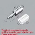 40/20Pcs Self-Tapping Screws Cabinet Laminate Support Integrated Shelf Fastener Durable Home Improvement Hardware for Support An