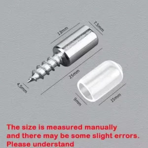 40/20Pcs Self-Tapping Screws Cabinet Laminate Support Integrated Shelf Fastener Durable Home Improvement Hardware for Support An