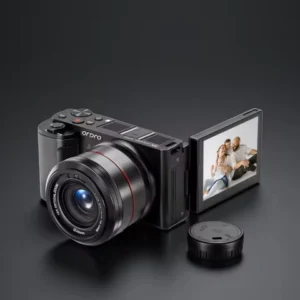 5K 60FPS Vlogging Camera ORDRO G730, 12X Optical Zoom Camcorder for YouTube, Night Vision WiFi Video Digital Camera