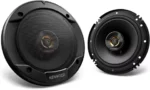 6.5" 2-Way Car Coaxial Speakers, 300W Peak Power, Cloth Woofer & Balanced Dome Tweeter for Enhanced Audio