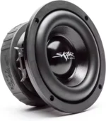 6.5" Car Subwoofer, 400W Max Power, Dual 2 Ohm, Compact Design for Deep Bass