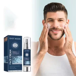 6-in-1 Men Facial Moisturizer Cream Hydrating Revitalizing Skin Care Particle Face Cream With Collagen Anti Aging & Wrinkle