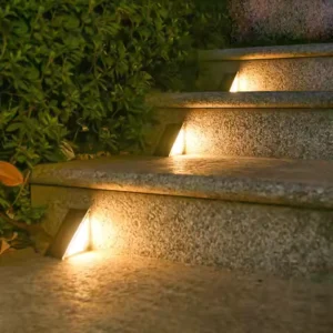 8Pcs LED Solar Step Lights, Waterproof Outdoor Stair Lights, Solar Deck Lights Outdoor Solar Landscape Lighting for Yard, Patio