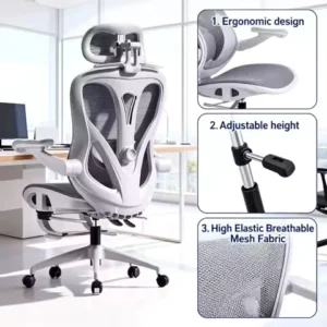 Adjustable Comfortable Ergonomic Chair Computer Chair Sedentary Not Tired Backrest Headrest Silla Gamer Office Furniture