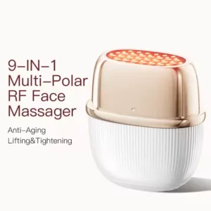 ANLAN Multi-Polar RF Beauty Device EMS Facial Lifting Skin Tightening Anti-Aging Wrinkle 3 Color Light Skincare Massage 24K Gold