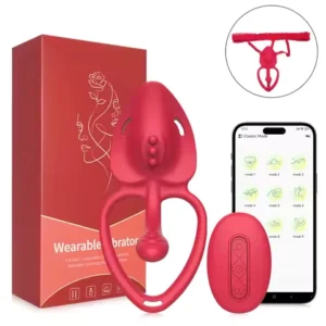 App Control Panty Wearable Vibrator Female 9 Vibration Penis Ring Clitoral G -spot Stimulator Adult Sex Toy for Couple,women,men