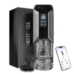 Automatic Male Masturbator Stroker with 7 Sucking Thrusting Rotating Licking Adult Pocket Pussy Mens Sex Toy Blowjob Sex Machine