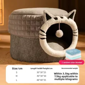 Avoid cat nest cat bed pet nest closed cat warm kitten universal in all seasons