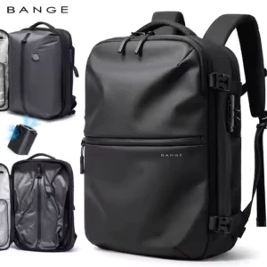 BANGE Anti-Theft Men Travel Backpack Vacuum Compression 15.6 inch Laptop Backpack For Business School Bag Pack Hiking Backpacks