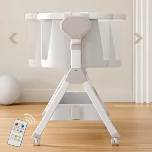 Bassinet for Baby Electric Rocking Cribs,Newborn Co-Sleeper,Infant Bedside Sleeper,Unisex Baby Bed, Portable Travel Crib,Cradle