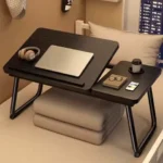 Bedside desk for dorm students, multifunctional foldable laptop desk, window sill desk board