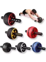 CAOX Ab Roller Wheel For Abs Core Workout Non-Slip Home Gym Fitness Equipment Men Women Abdominal Training Exercise