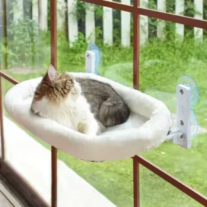 Cat Window Hammock Suction Cup Hanging Bed Pet Sunbathing Glass Perch for Balcony Pet Nest