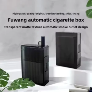 Cigarette Box 20 Pack Waterproof Cigarette Case Plastic Cigarette Display Box Automatic Cigarette Holder Box For Men Women Home