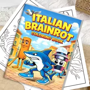 Coloring Book Featuring Italian Mind Opening Coloring Book Shan Hai Jing The Funniest Italian Meme Animals, Adult Coloring Book