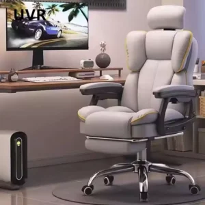 Computer Chair Reclining Comfortable Sedentary Gaming Chair Backrest Sofa Chair Desk Dormitory Live Study Swivel Chair Furniture