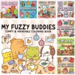 Cozy Coloring Books Children & Adult Colouring Book for Drawing