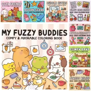 Cozy Coloring Books Children & Adult Colouring Book for Drawing