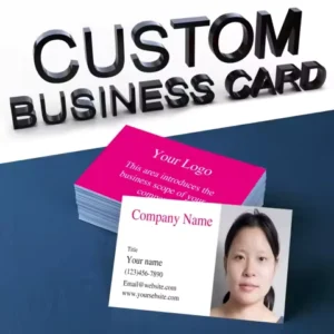 Custom Business Cards Thank You Cards with Personalized Logo Small Business Double Sided Printing Gift decoration card