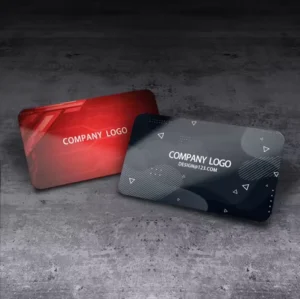 Custom PVC Business DIY Card Design Logo Brand Name Plastic Waterproof Double Side Glossy Matte Thank You 0.38mm 85.5*54mm sign